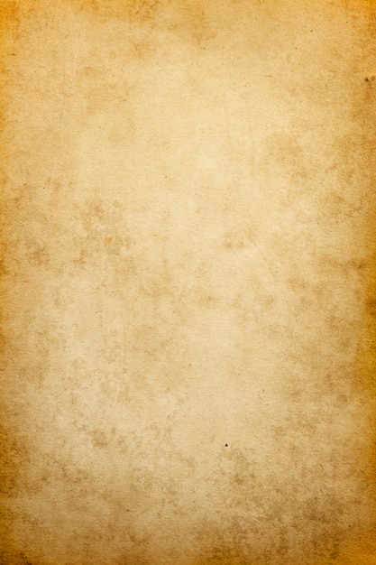 Old brown paper texture, vintage retro blank page with grunge spots for design and text