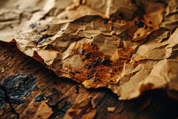 Old brown paper vintage grunge texture background