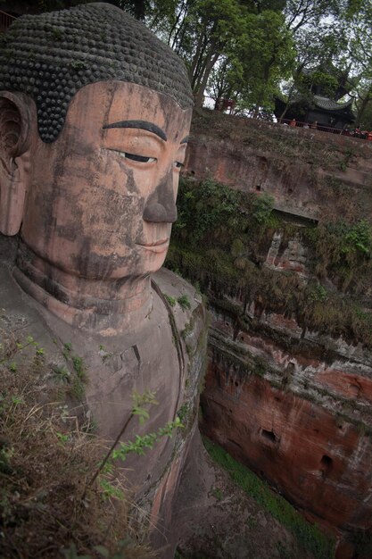 Old buddha statue