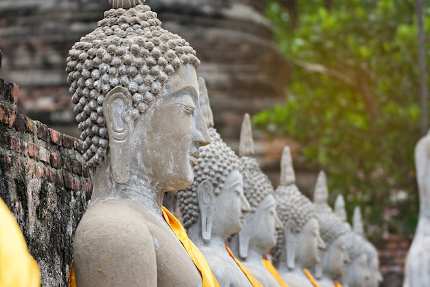 Old Buddha statue