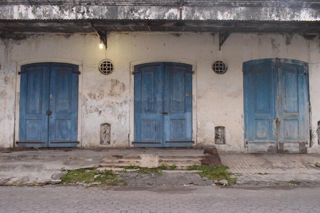 Photo old building of one of the building around keraton kasunanan surakarta