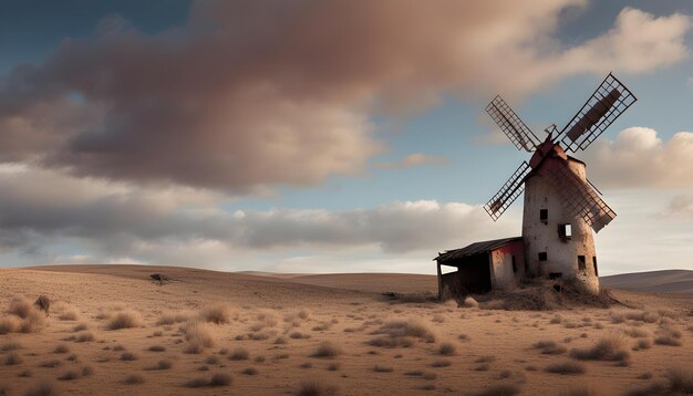 Photo an old building with a sign that says mill on it