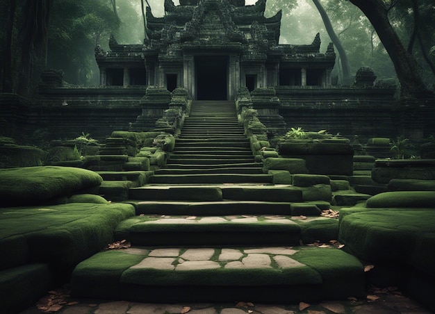 A old cambodia horror temple