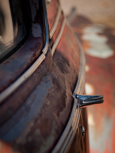 Old cars at the garage in Ramah, Colorado.