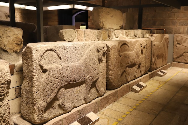 Old Carving in Museum of Anatolian Civilizations Ankara Turkey