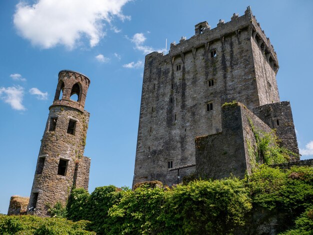 Фото Старая кельтская башня замка замок бларни в ирландии старая древняя келтская крепость