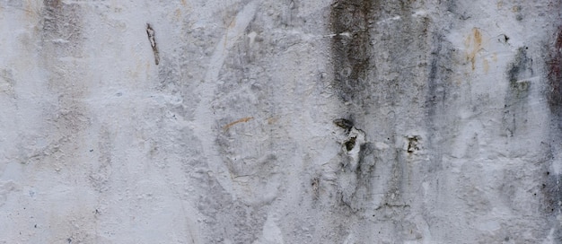 Photo old cement full of stains and scratches can be used as a background