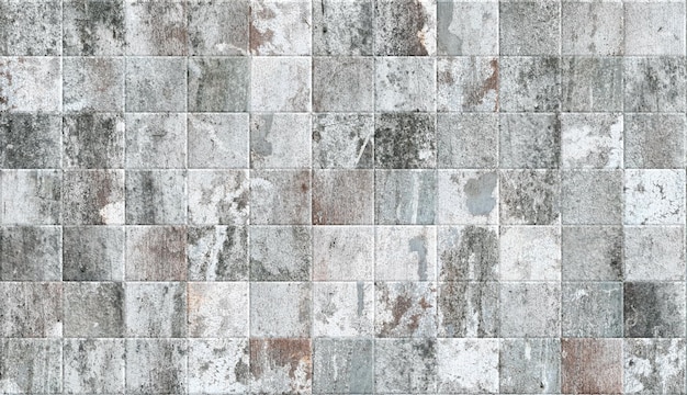 Old ceramic tile with cement texture seamless pattern Cement and Concrete Stone mosaic tile