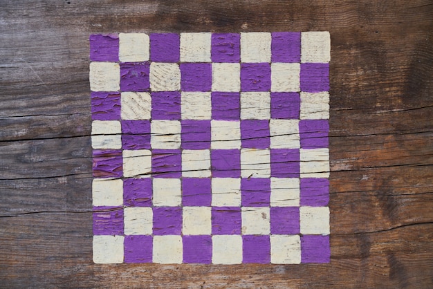 Old chess board