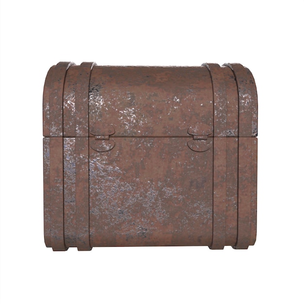 Old chest box 3d modelling