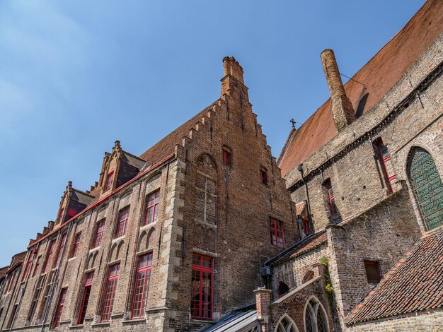 the old city of bruges in belgium