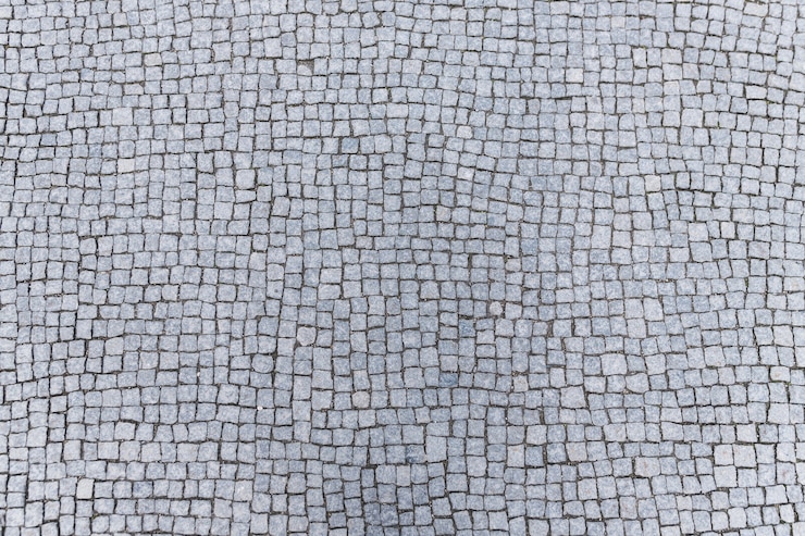 Photo 古い石畳の舗道