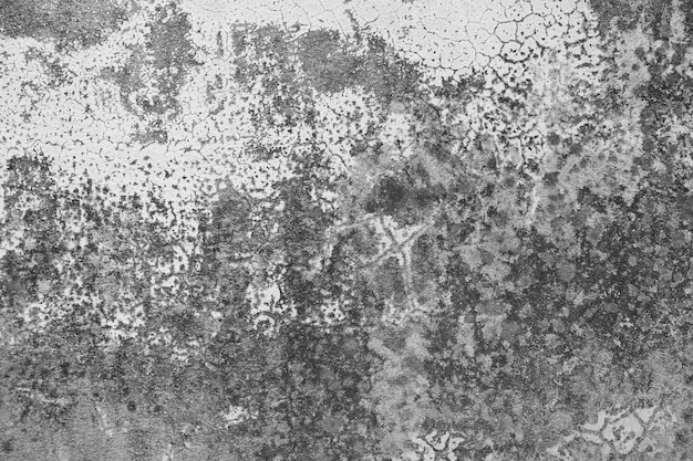 Old Concrete floor In black and white color cement broken dirty background texture