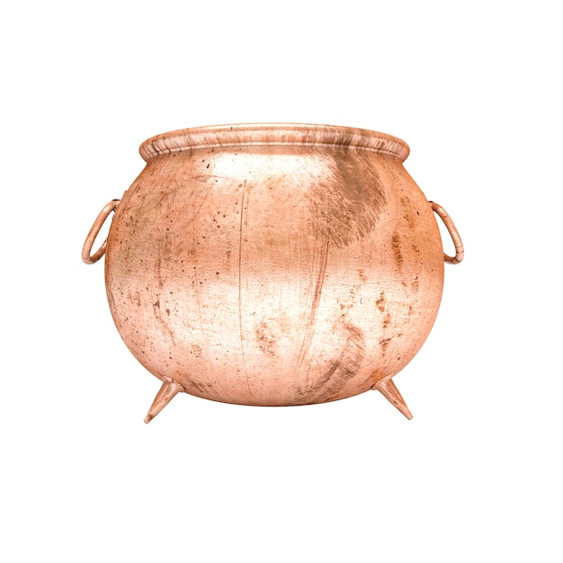 Old copper pot