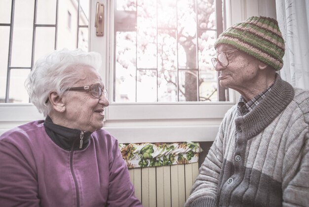 old couple portrait