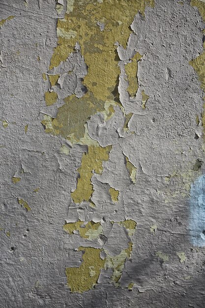 古い崩れている漆喰の背景、抽象的なグランジ壁のテクスチャ