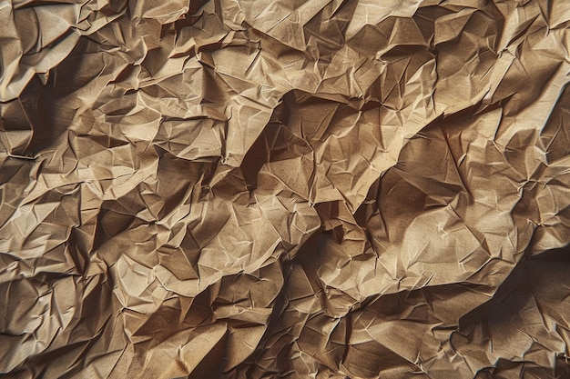 Old crumpled brown paper texture paper texture