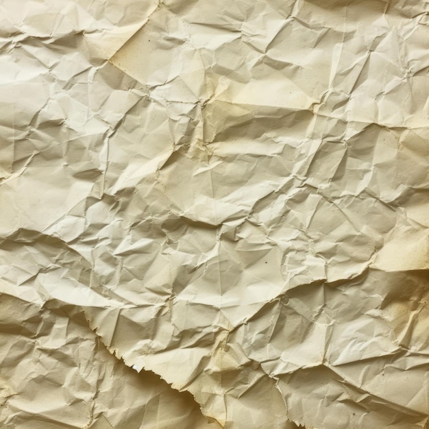 Photo old crumpled paper texture