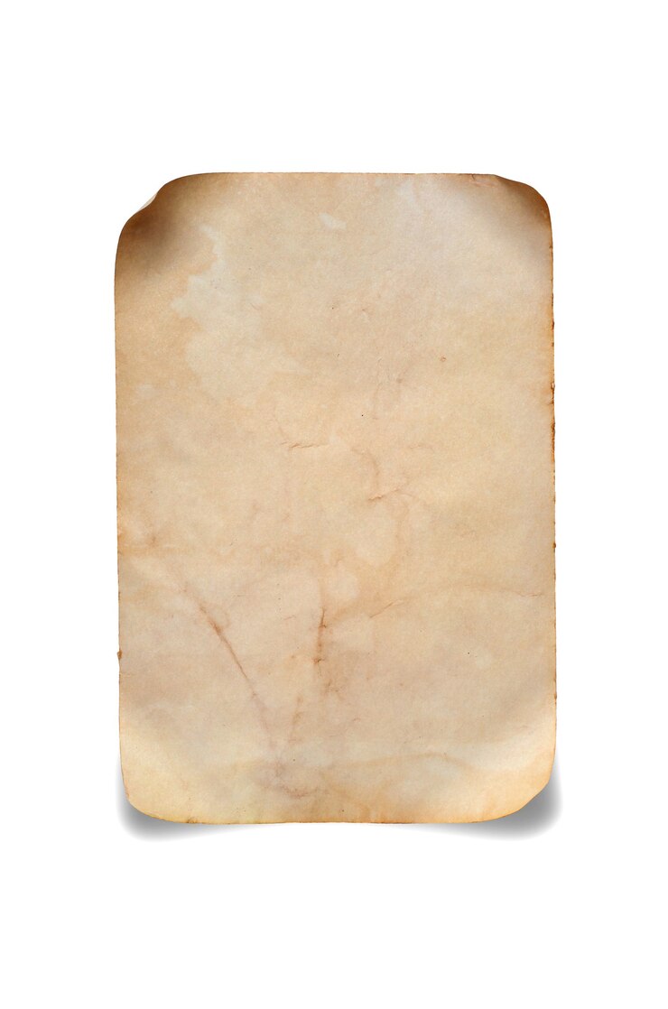 An old crumpled piece of paper
