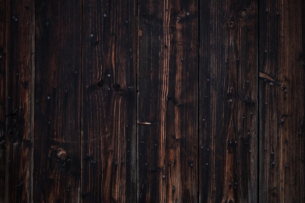 Old dark brown wood background texture