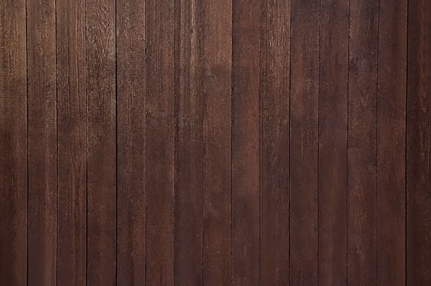 Vecchio backrground di legno di struttura della parete di marrone scuro