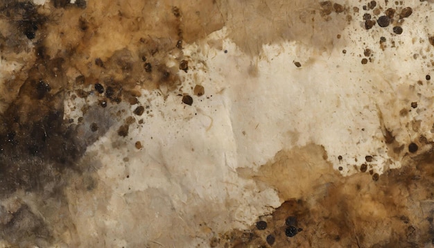 Фото Старая грязная и старая художественная бумага текстуры с кофе пятна смесь коричневых тонов и пятен