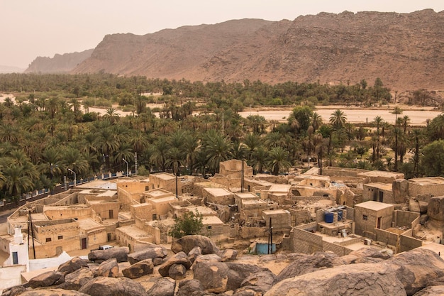 Old Djanet town, oasis town in the south of Algeria.