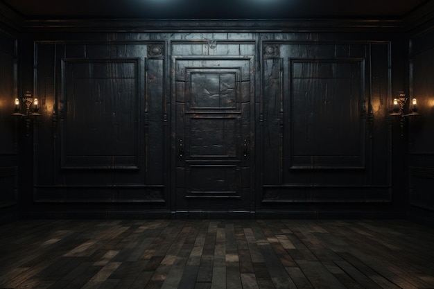 an old door and floor in an old room