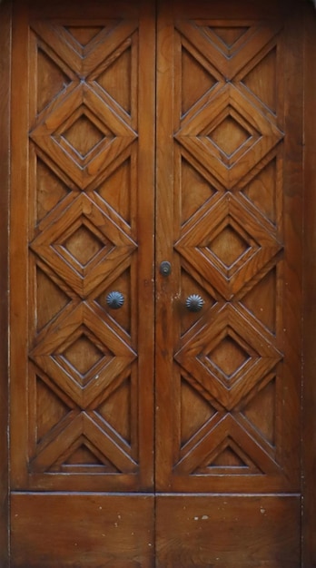 Старая дверь в средневековом районе Бергамо, Италия, концептуальное фото Городская архитектурная фотография