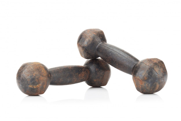 Old dumbbell.