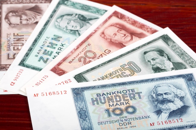 Old Eastern Germany money a business background