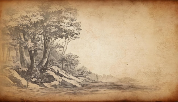 Old engraving background