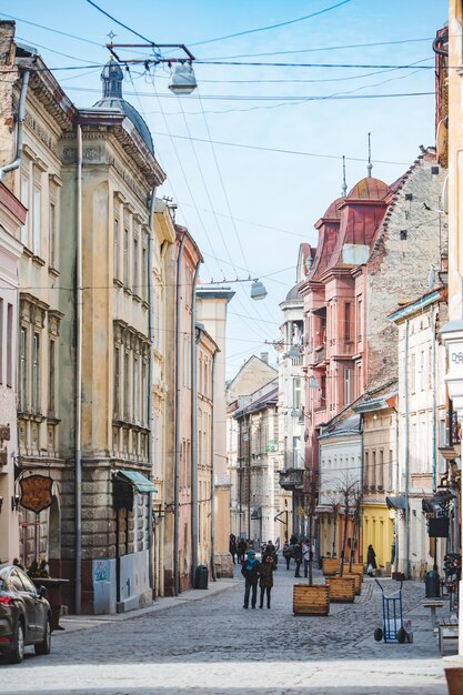 old european street view