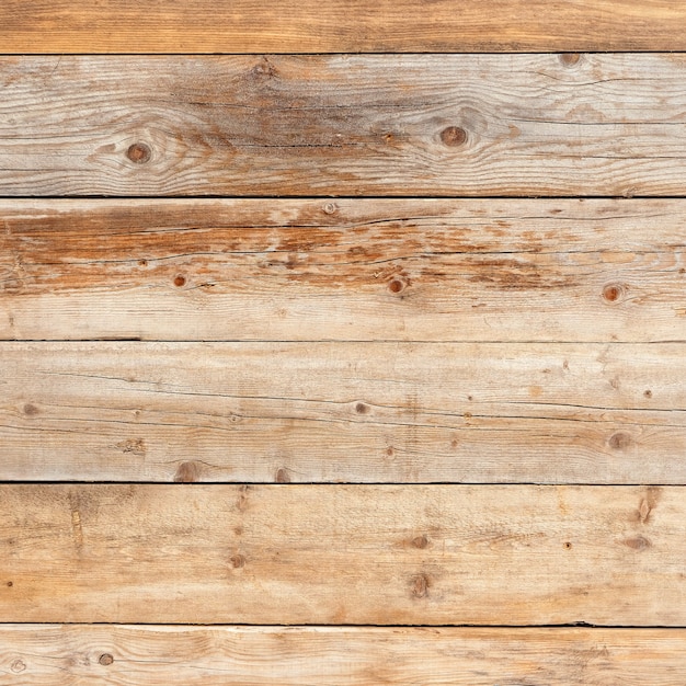 Photo old faded yellow pine natural wood square background texture