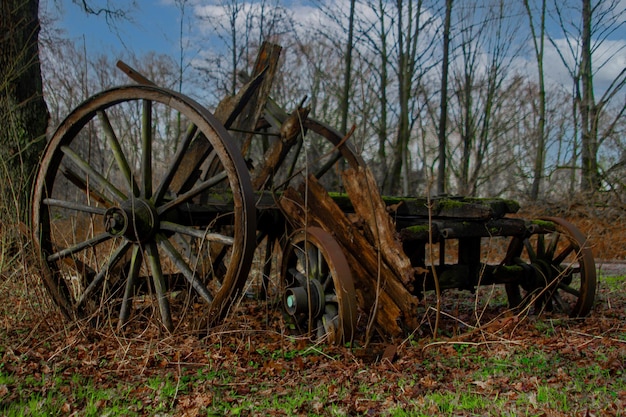 An old farm wagon germany high quality photo
