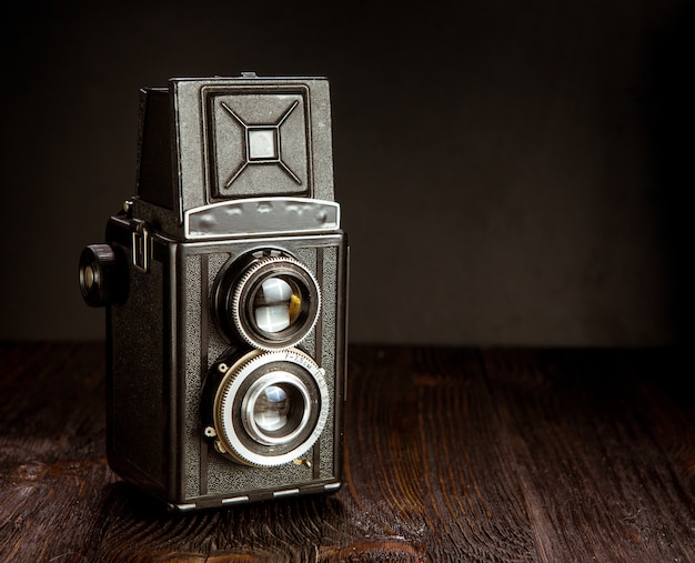 Photo old fashion antique camera