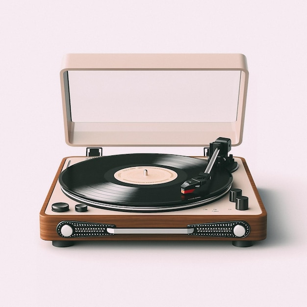 An old fashioned record player