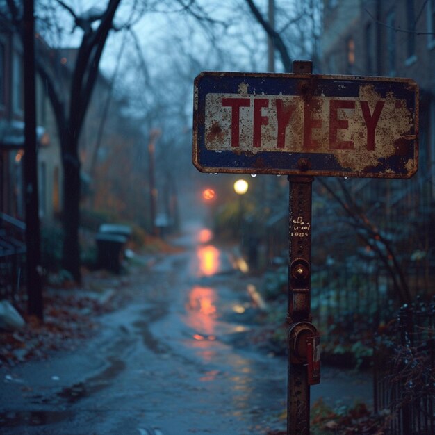 Old fashioned street signs