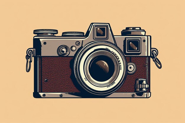 Premium AI Image | old film camera representing the history