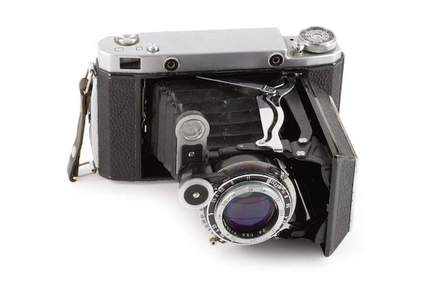 Photo old folding camera