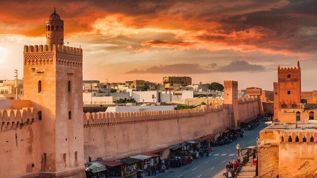 Old fortress in essaouira morocco