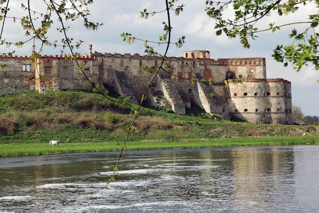 Old fortress above river