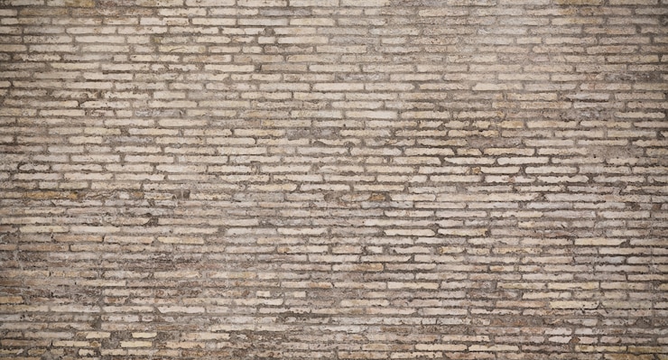 Photo old gray brick wall texture background.