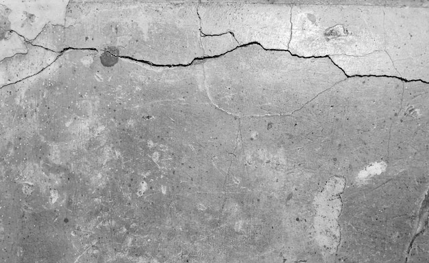 Old gray concrete wall