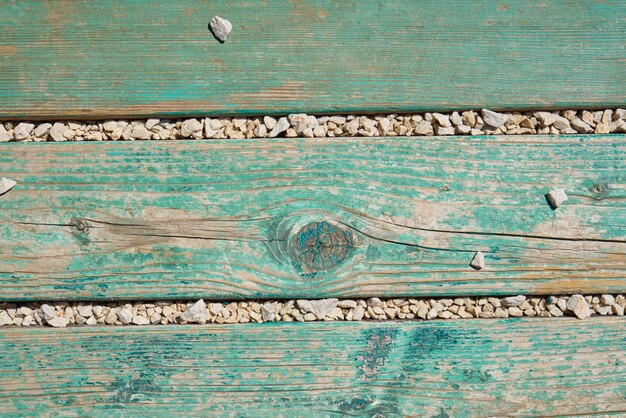 Old green wood texture and background