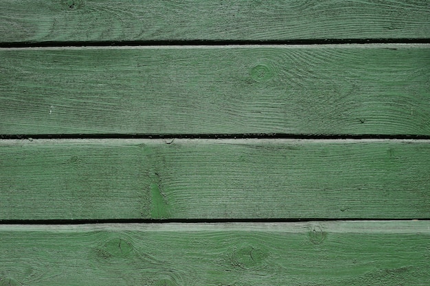 Old green wooden texture. 