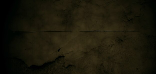 Old Grunge Background, Dark Cement With Cracks