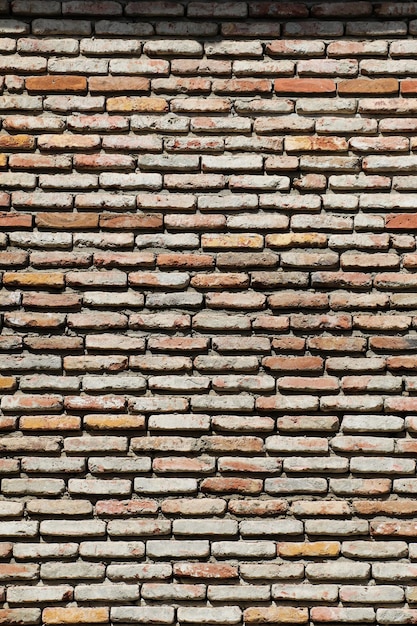 Old grunge brick wall background