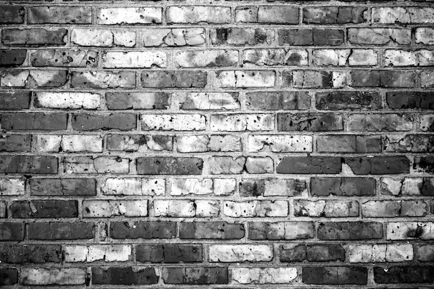 Old grunge brick wall background