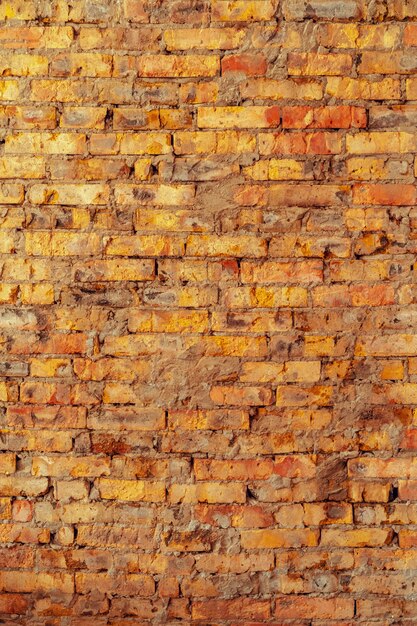 Vecchio fondo di struttura del muro di mattoni marrone di lerciume